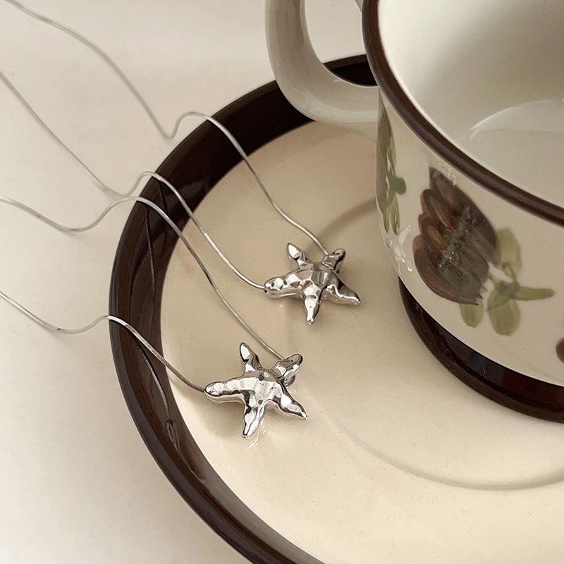 

Колье из стерлингового серебра S925 в корейском минималистичном стиле - Женский универсальный чокер высокого класса, цепочка для ключицы 925 silver