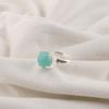 Amazonite Gemstone 925 Sterling Silver Handcrafted Jewelry Women Ring For Women  RR-72-22