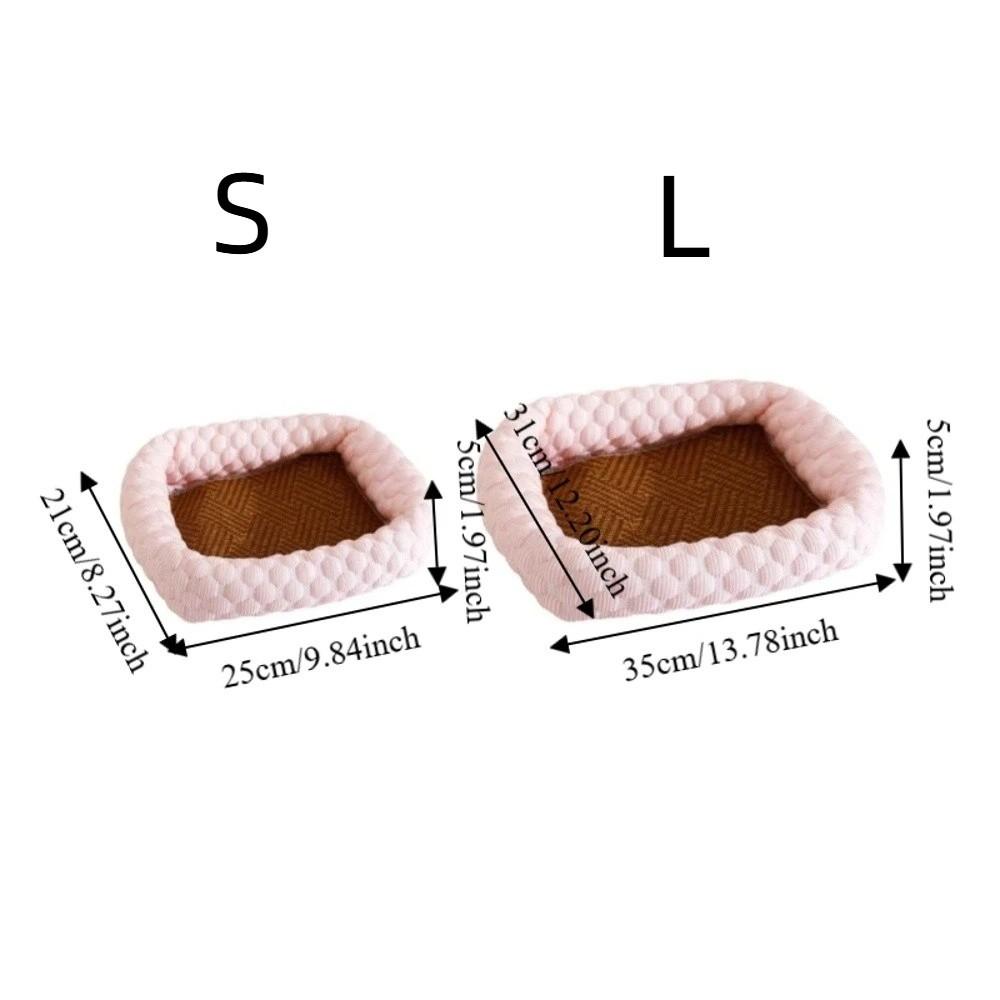 Detachable Hamsters Bed Pad Breathable Pet Sleeping Bed Rabbits Cooling Cushion Guinea Pigs