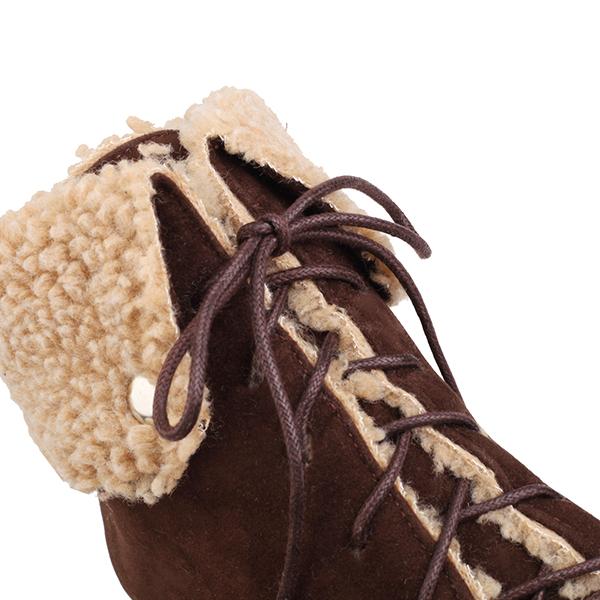 Botins femininos marrom preto salto alto pequeno tamanho grande 47