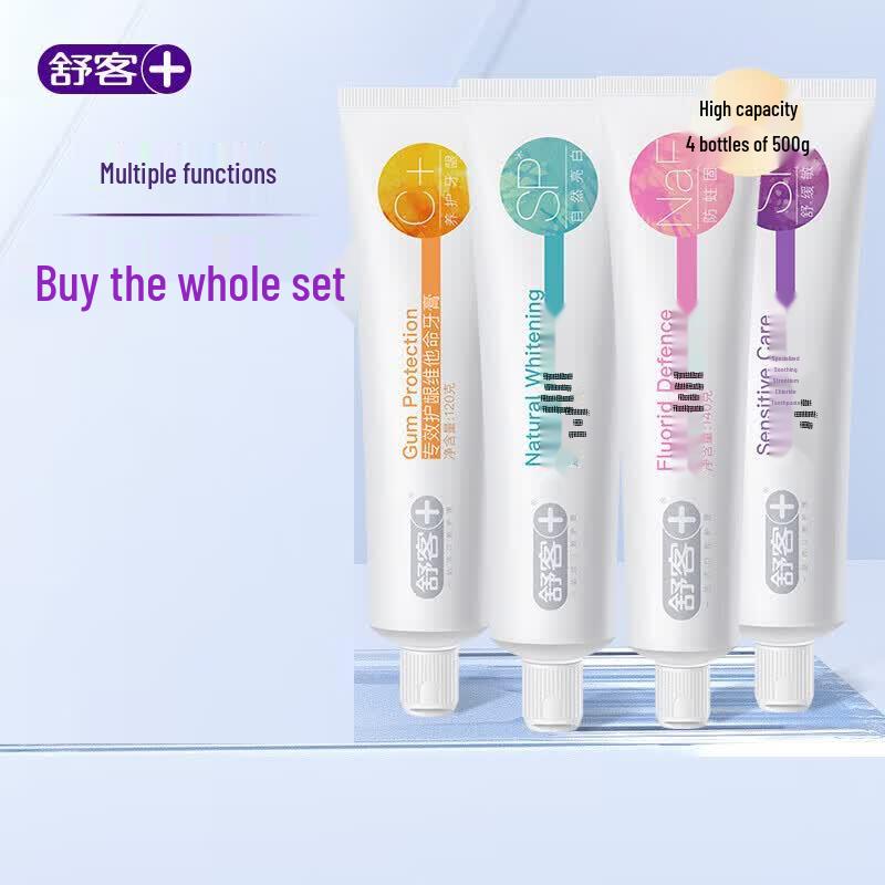 Shuke Specialized Toothpaste 4-Pack Variety Set