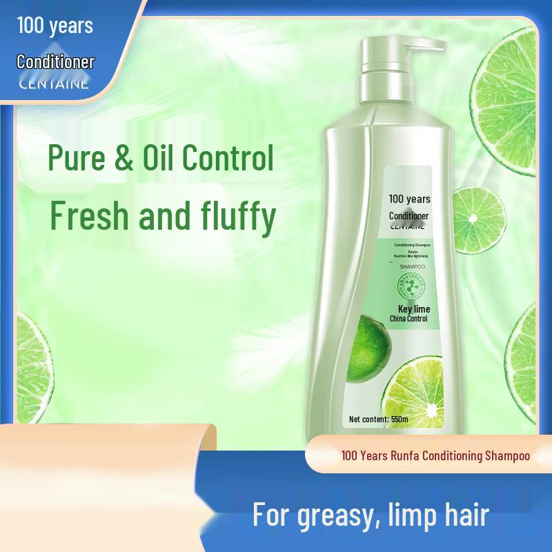 100-Year Hair Care Feather-Light Conditioning Shampoo (2 X 550ml)