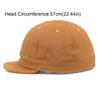 Casual Solid Color Short Brim Baseball Cap Canvas Japanese Style Sun Hat Flat Brim Cotton Peaked Cap Sports