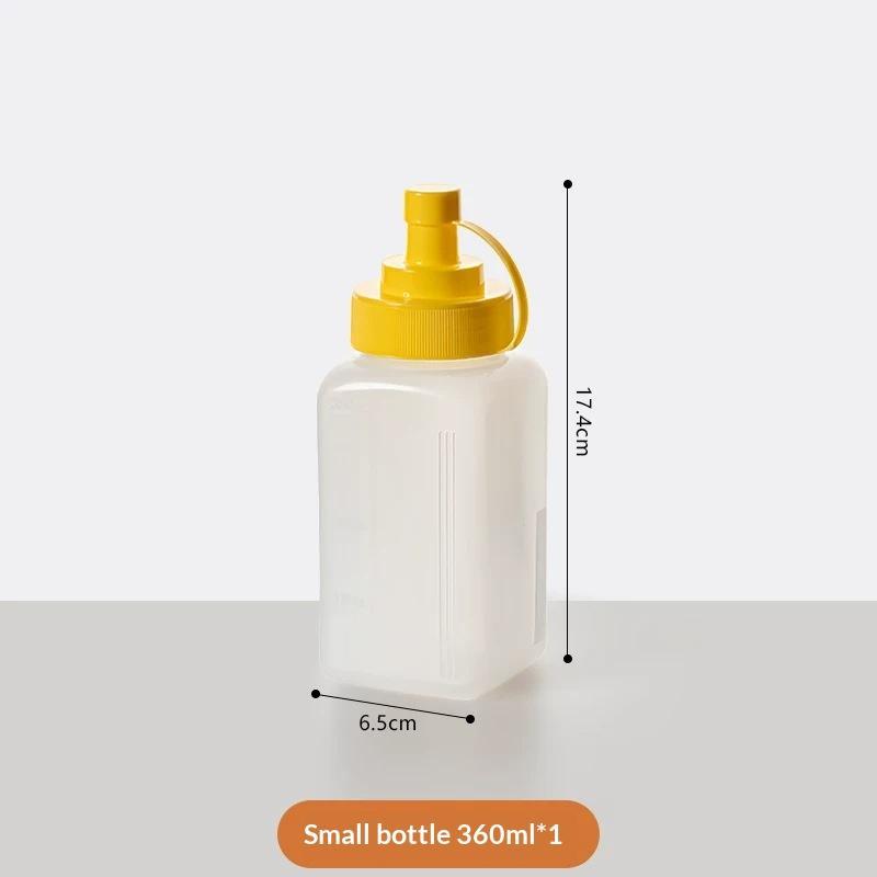 Hot Large Mouth 600/800/1000Ml Squeeze Sauce Bottle Condiment Dispenser Dustproof Kitchen Seasoning Salad Sauce Olive Oil Bottle A5
