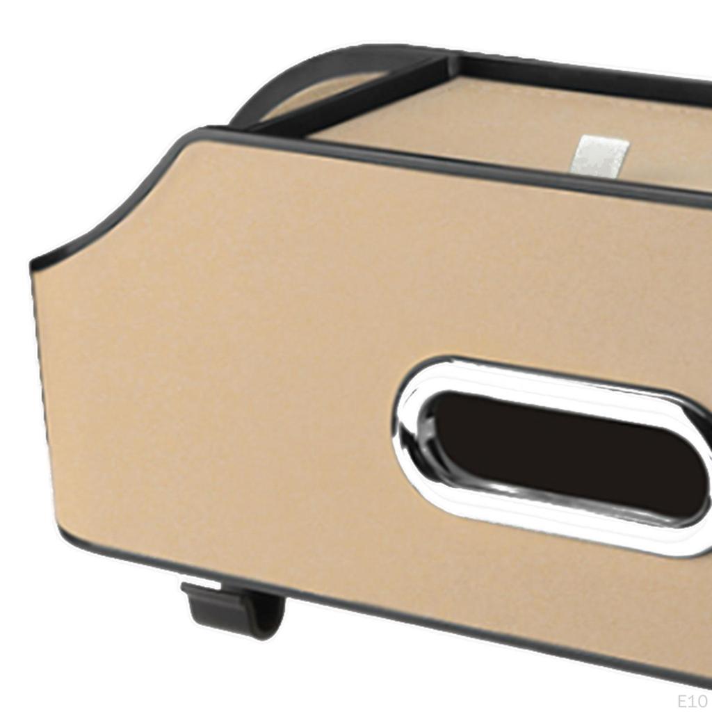 Back Storage Box Car Travel Accessories Stowing Tidying Hanger Organizer Leather Backseat