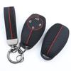 Key Fob Cover for Leapmotor T03 S01 C11 C01 with Keychain Silicone Full Coverage Protective Case Anti-Scratch Guard Shockproof Protection