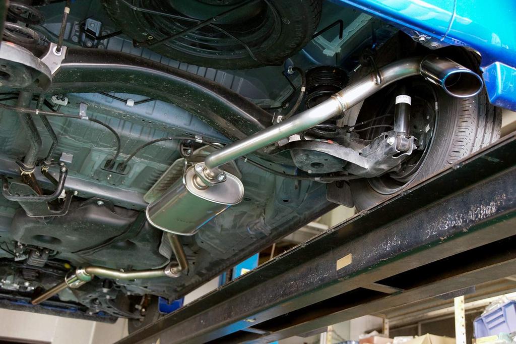 HKS Automotive Sports Muffler Legal Muffler Vehicle Inspection Compatible Intake and Exhaust System Parts N-VAN HBD-JJ1 S07B(NA/6MT) 2018/7-