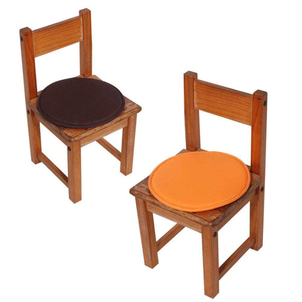 Washable Sit Chair Cushion Sponge Circular Stool Cushion Soft Round Chair Pad  For Home Office