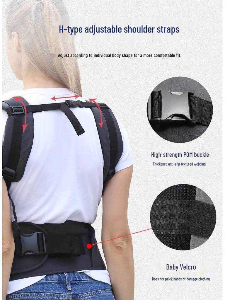 Premium Cross-Border Baby Carrier Waist Stool for Newborns - Horizontal & Front-Facing, Multifunctional Design