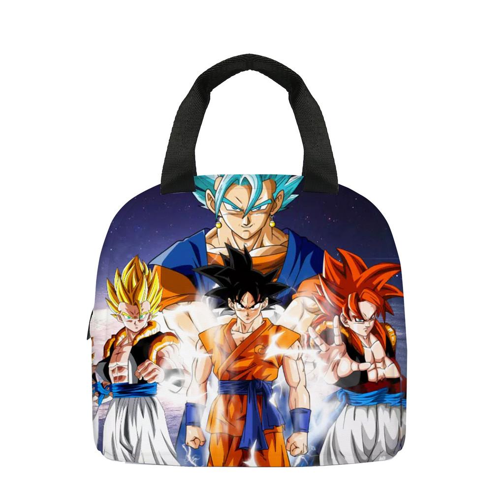 Sac à lunch isotherme Dragon Ball Compact Pliable Porte-bento Pour étudiants Et voyageurs