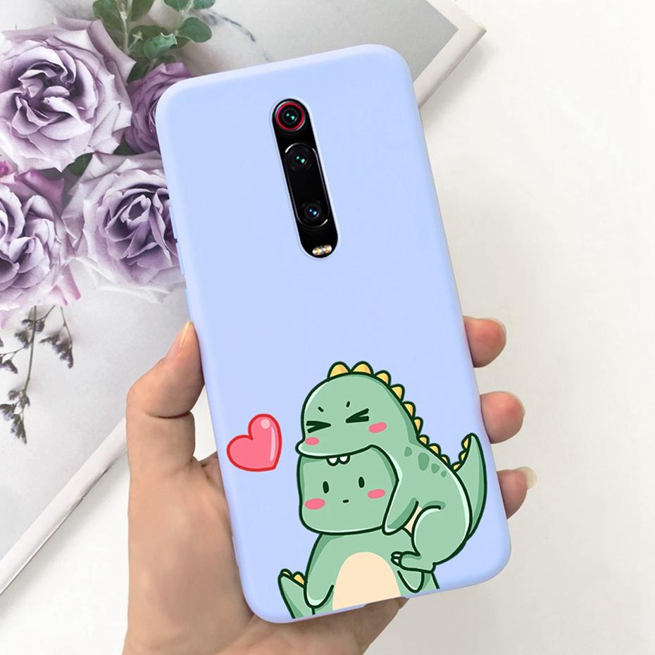 Kreslený obal pro Xiaomi Mi 9T Pro Mi9T Roztomilý barevný měkký silikonový zadní kryt pro Xiaomi Mi 9T 9 T 9TPro Pouzdra na telefon