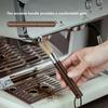 1Pcs Coffee Brush Grinder Cleaning Tool Bar Counter Powder Home Coffee Brush Remove Coffee Residue Wooden Handle Espresso Brush
