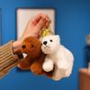 Plush Bear Toy Soft Stuffed Brown Bear Plush Cute Polar Bear Doll  Birthday Gift