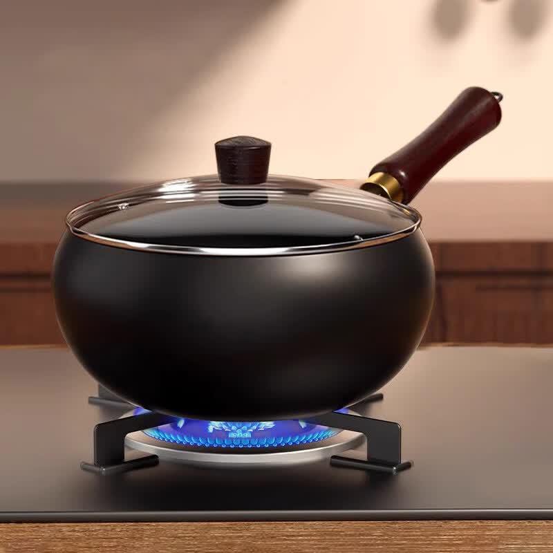 Velosan Forged Uncoated Wrought Iron Wok