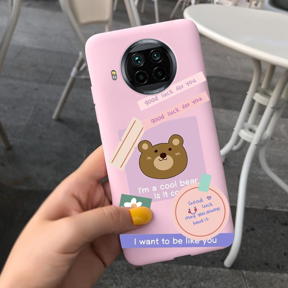 ForXiaomi Mi 10T Lite Case Cute Cartoon Cat Painted TPU Silicone Back Cover For Xiaomi Mi 10T Lite 5G 10Tlite Phone Case Funda