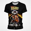 Back To The Future Movie 3D Print T-Shirts Men Women Fashion Oversized Short Sleeve T Shirt Harajuku Male Tees Tops Man Clothing