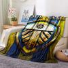 1PC Custom Name Leeds United F.C. Patterned Flannel Blanket Suitable For All Seasons for Home Decor Warmth and Comfort Gifts Holiday Present -HE143