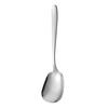 Stainless Steel Soup Spoon Kitchen Flatware Spoon Large Head Serving Ladle for Restaurant Cafeteria Buffet Home