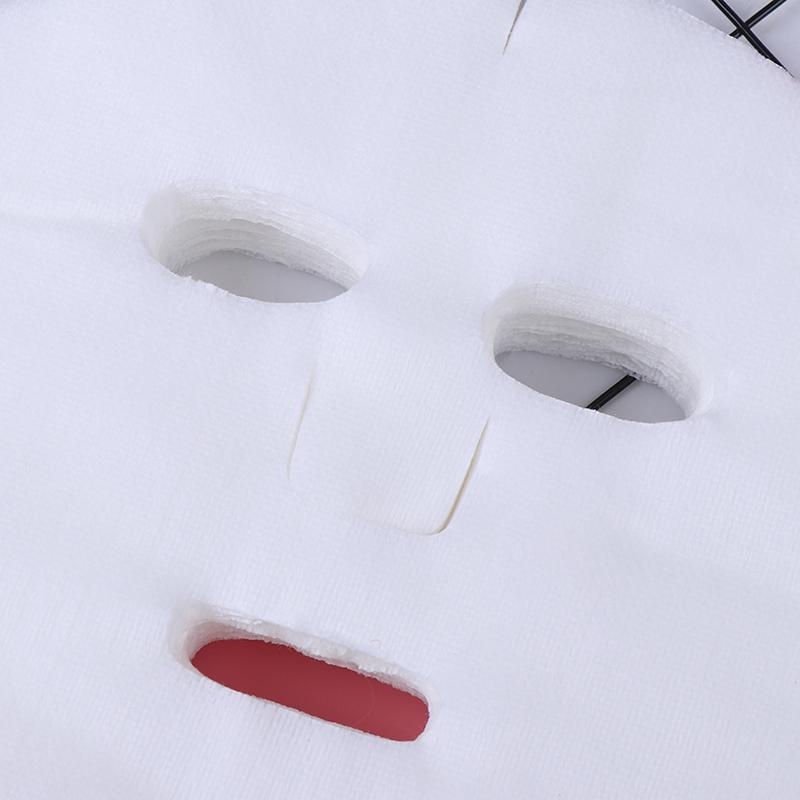 100pc Portable Non-Woven Fabric DIY Facial Masque Sheet General Face Mask Paper Disposable Cotton