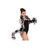 Boa Plumes Noir et Blanc