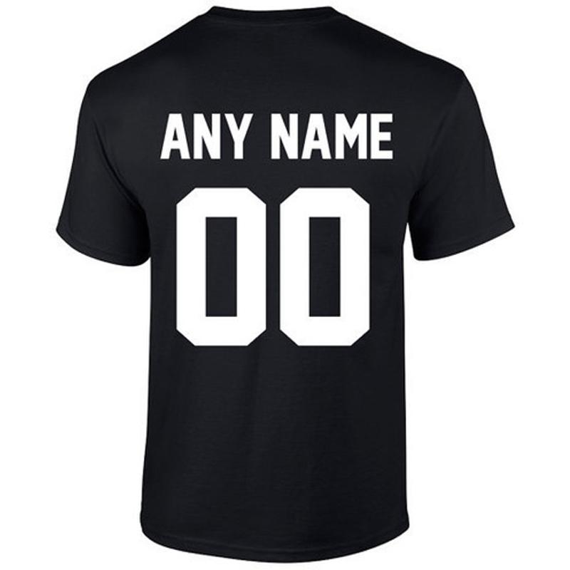 Customized Printed Custom Your NAME AND NUMBER T-shirt Fashion High Quality Printed Round Neck 100% Cotton Eu Size Tee Shirts