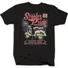 Individuelles Vintage Motorrad Stolz Rollerfahrer T-Shirt 100% Baumwolle Rundhals Sommer Kurzarm Freizeit Herren T-Shirt Größe S-3XL