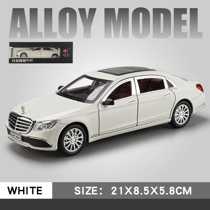 1/24 Scale Mercedes Benz E300l E-class Alloy Model Car Diecast Metal Collection Vehicle Toy Model Sound & Light Children Toy Car Gifts