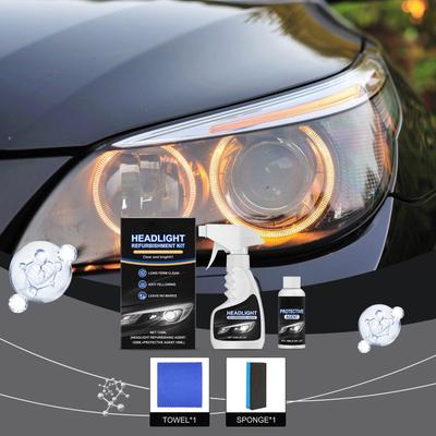 120ml Headlight Lens Polish Repair Liquid Car Headlight Polishing Vapor for Auto Beauty Shop and Auto Repair Shop