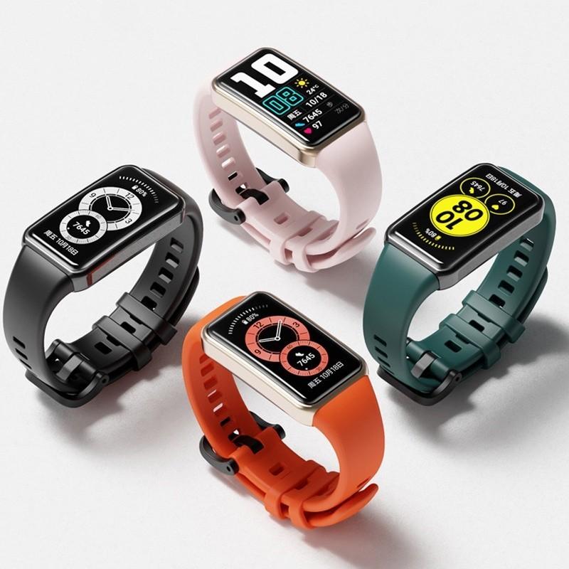 Band For Huawei Band 10 9 8 Strap Accessories Replacement Sport Bracelet Correa Huawei Band 10 9 8 Soft Case+Silicone Wristband