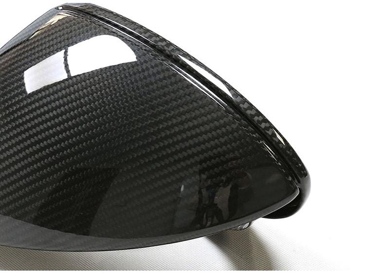 Porsche Cayenne 9Y1 Carbon Fiber Rearview Mirror Cover Replacement