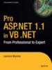 Libro Pro ASP.NET 1.1 In VB .NET : From Professional To Expert