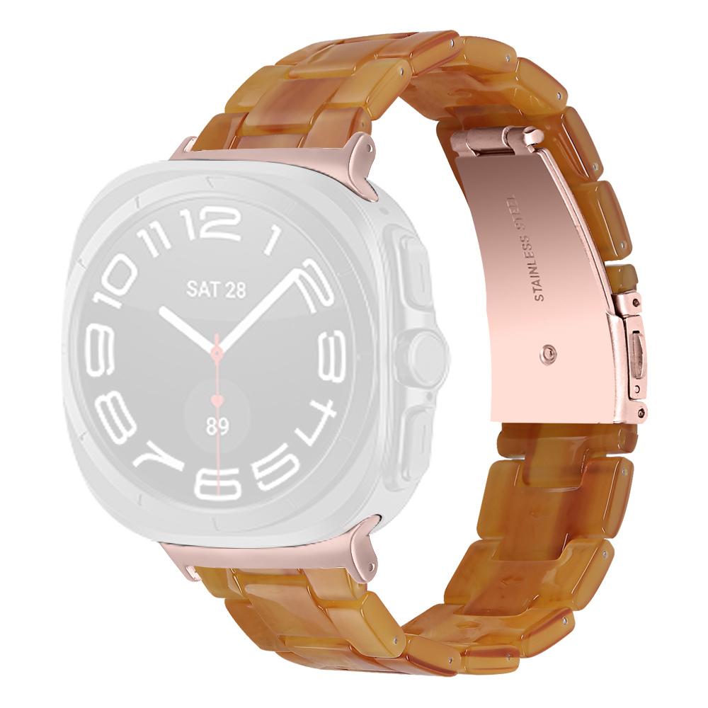 For Samsung Galaxy Watch Ultra (2025) 47mm Watch Strap Acrylic Resin Waterproof Wrist Band