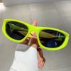 Futuristic Sunglasses Men New Punk Outdoor Cycling Goggle Eyewear Women Ins Trendy Brand UV400 Protection Shades