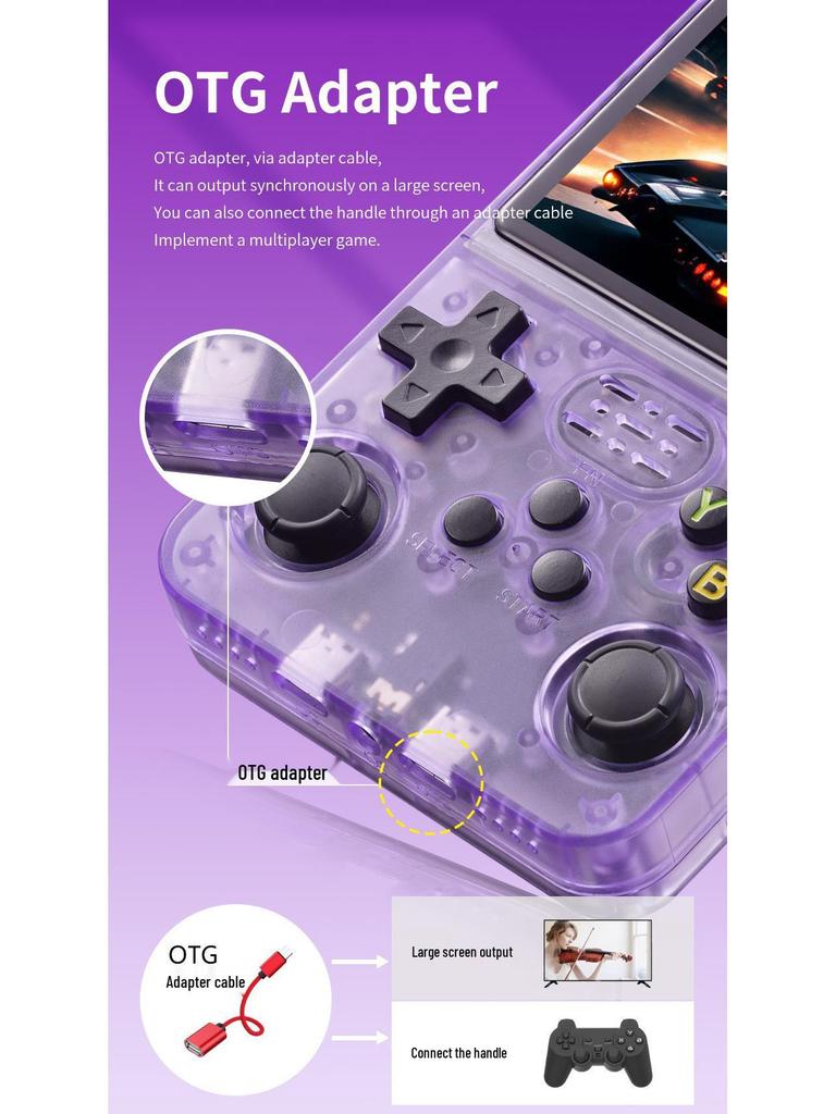 Open Source R36S Retro Handheld Arcade Console