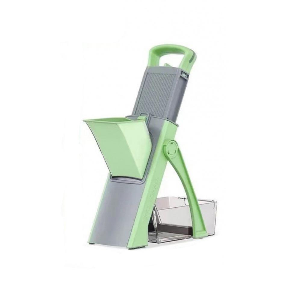 

Многофункциональная овощерезка с регулируемой толщиной, картофелерезка, измельчитель продуктов, строгальная машина зелёный