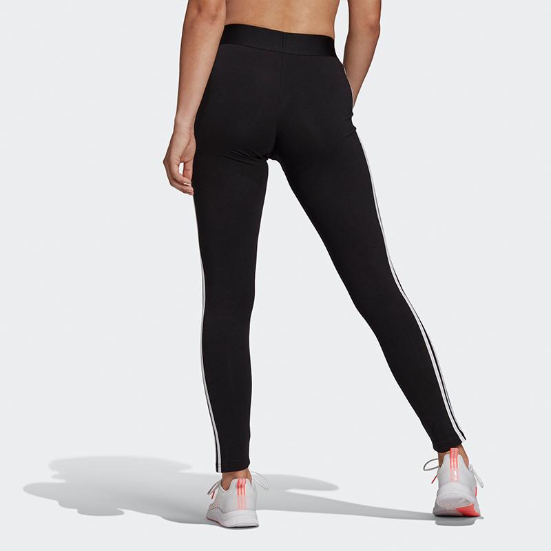 adidas Womens Loungewear Essentials 3-Stripes Leggings Black/White Women Streetwear GL0723
