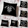 Movie S-Sons of AnarchyS Cushion Cover Premium Comfort Reversible Pillow Cove -Two In One Design for Any Room & Car Interior