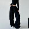 Y2K Harajuku Wide Leg Sweatpants Women Streetwear Baggy Oversize Gray Sports Pants High Waist Drawstring Casual Joggers Trousers