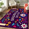 Dia de Muertos Rug Floor Mat for Living Room or Bedroom Soft and Comfortable Carpet a Gift for Birthday and Holiday.MFF0918042