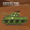 Non-Toxic M4A3 Medium Tank Building Blocks T34/76 Armored Cars Bricks Model Ww2 Classic Military Toys Adult Children Kids Christmas Gifts Diy