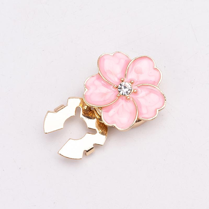 Botões de Punho e Botões de Colarinho Decorativos com Strass Coloridos