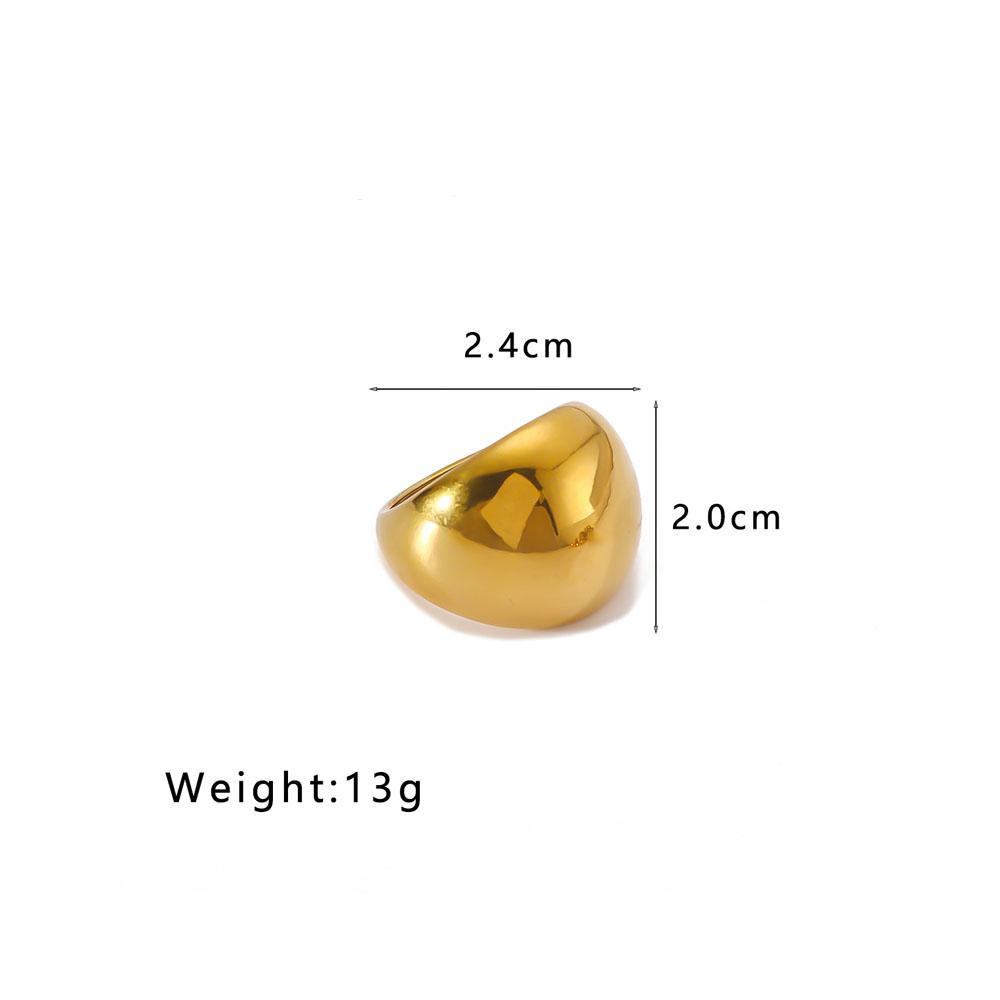 High Quality Geometric Twist Irregular Ring for Women New Vintage Opening Finger Rings Stainless Steel Jewelry Party Gift