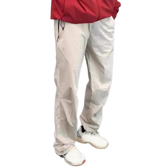 

Мужские брюки-карго, тонкие, быстросохнущие, для путешествий и кемпинга, свободные, с завязками на талии, однотонные M абрикосовый