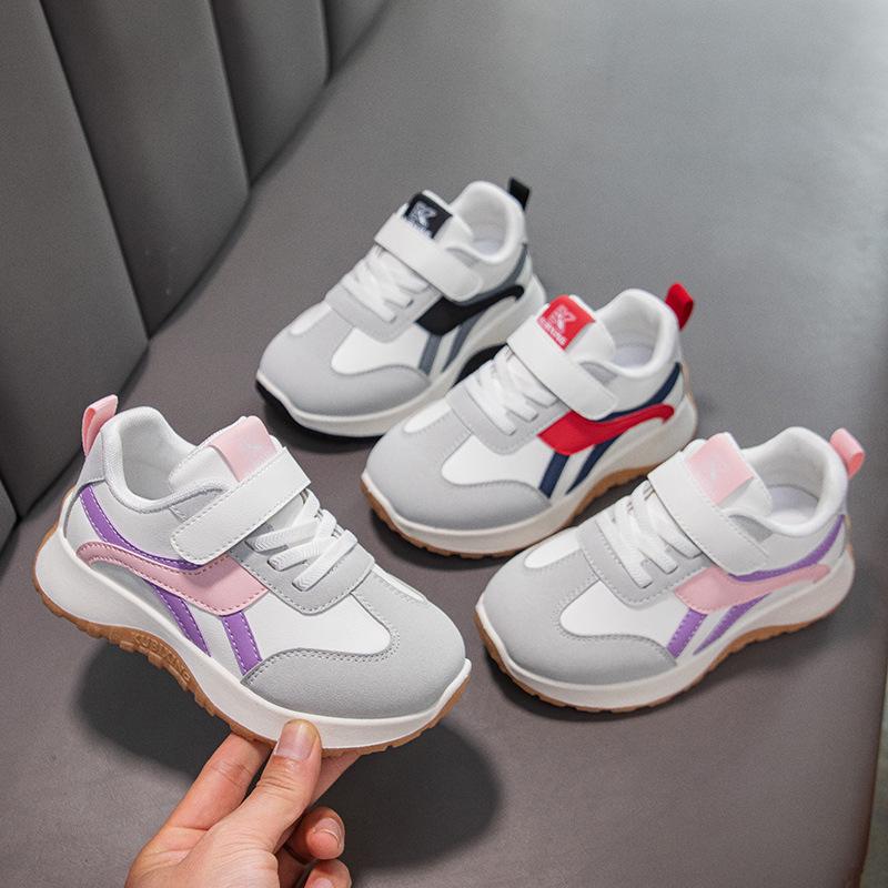 Spring 2026 Kids' Argan Sports Shoes: Fashionable, Versatile, Color-Block Casual Shoes for Little and Medium Children