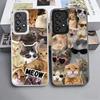 Crying Cats Combine Memes Shockproof Phone Case for Samsung A17 A16 A15 A14 A37 A57 A36 A56 A26 A35 A55 A25 A34 A54 A24 A13 A23