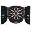 Electronic Dartboard with Voice Announcements English Voice LED Displays 6 Darts 26 Games 185 Variants Dart Machine with Door Dartboard Set for up to