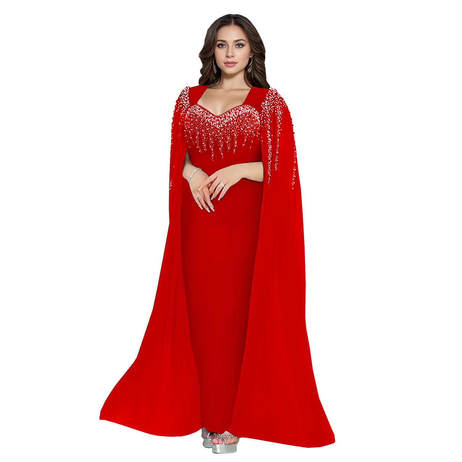 

C7305 European and American fashion women s clothing elegant temperament hot diamond evening dress dress new XXL