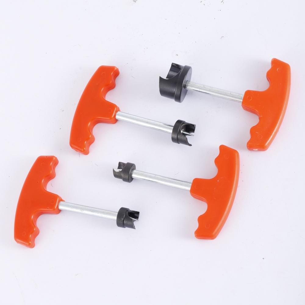Water Pipe Hole Puncher 15mm/16mm/20mm/32mm Garden Lawn Irrigation Bypass Valve Connector Hole Punch Tool Manual Drill Bit
