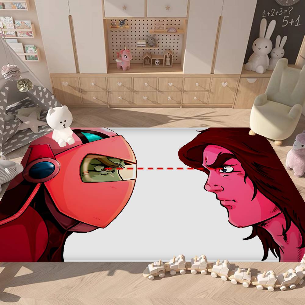 UFO ROBO GRENDIZER GOLDORAK Room Mats Cheaper Anti-slip Modern Living Room Balcony Printed Welcome Rug