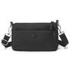 Women's Bag Solid Color Shoulder Bag Multi-Compartment Crossbody Bag